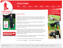 Tablet Screenshot of click-2-heel.co.uk